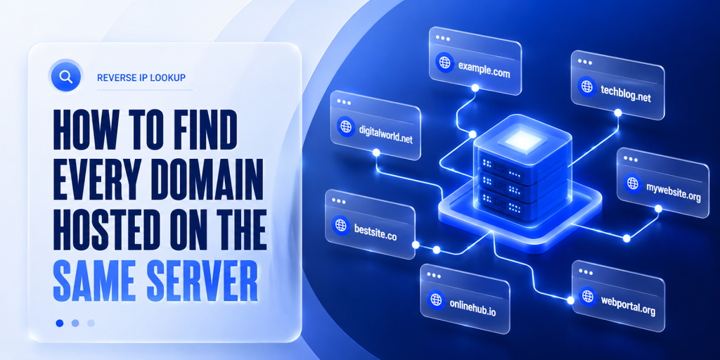 How reverse IP lookup identifies multiple domains hosted on the same server and IP address for security, SEO, and hosting analysis.